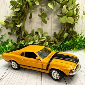 American Muscle 1970 Boss Mustang with Shaker Hood Orange & Black